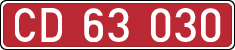 License plates of Spain, Diplomatic