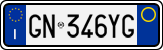 License plate of Italy, Cars (1994 year series)