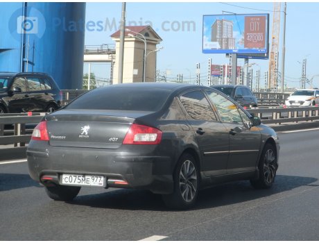 с075ме977, Peugeot 407