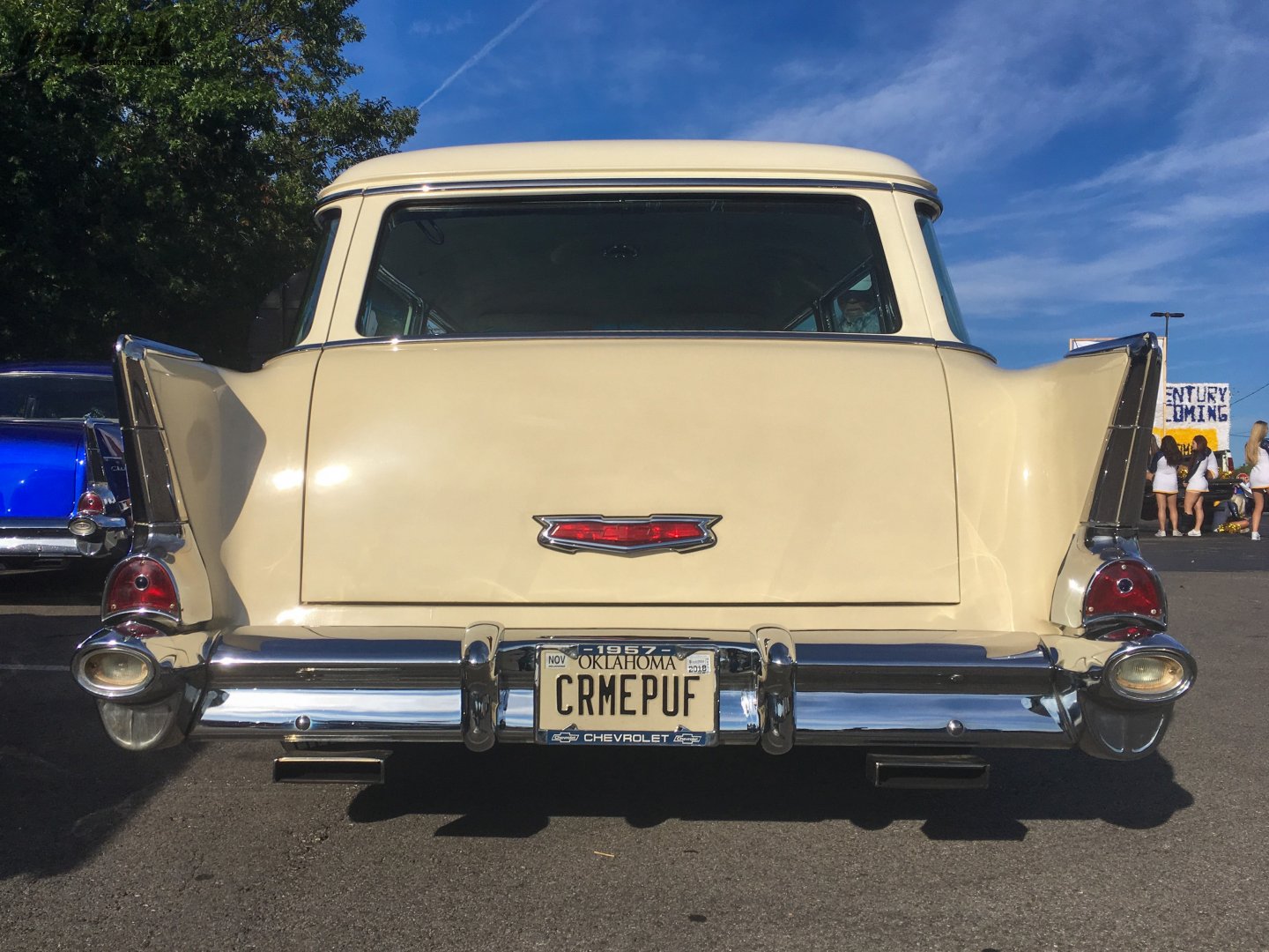 CRMEPUF, Chevrolet Bel Air 2nd gen 1956 (Beauville) 5-door Station Wagon (2419; A-body), 1st facelift, 1955–1956