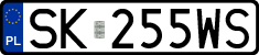 License plates of Poland, Regular car plates