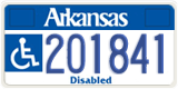 Arkansas, Disabled (12345(6))