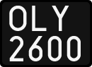 License plates of Poland, 1976 year system