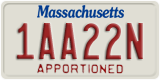 Massachusetts, Apportioned