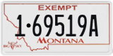Montana, Exempt 1(2)-1234X