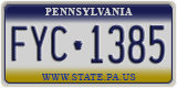 Pennsylvania, ABC-1234