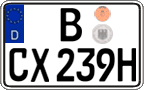 German license plate, Plates for oldtimers (type 