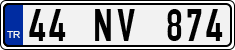 License plate of Turkey, Regular plates