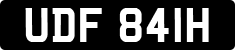 License plate of the United Kingdom, 1963 year system