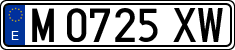 License plates of Spain, 1971 year series