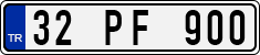 License plate of Turkey, Regular plates