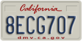 California, Passenger Car (1ABC234)