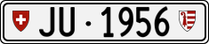 License plate of Switzerland, Cars