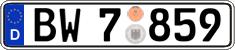 German license plate, Authorities and federal agencies