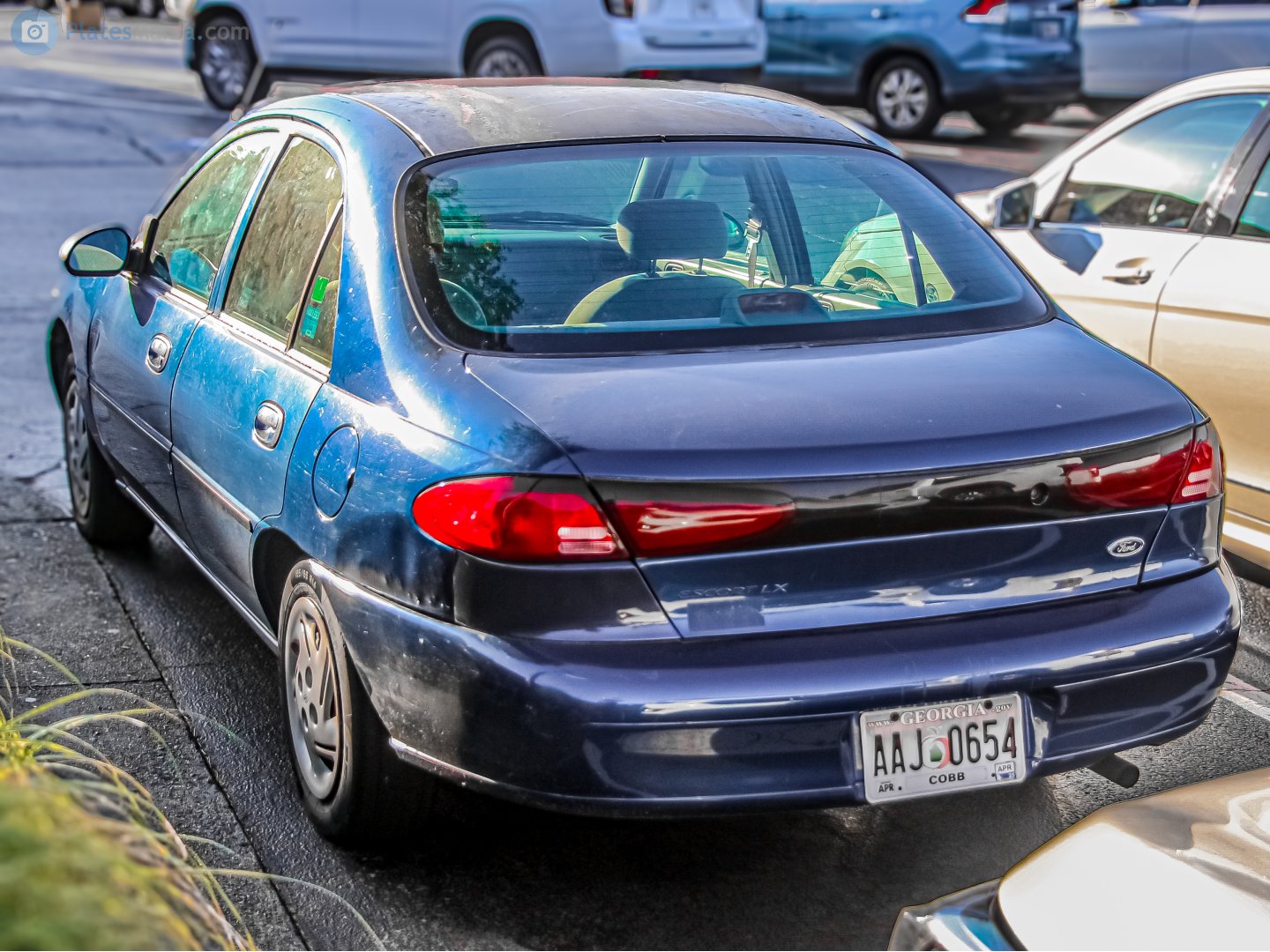 AAJ 0654, Ford Escort 6th gen Sedan (BG; NA-market), 1996–2002