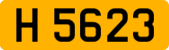 License plate of Luxembourg, 1966 year system