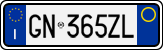 License plate of Italy, Cars (1994 year series)
