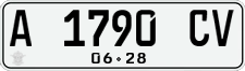 License plate of Indonesia, Regular plates