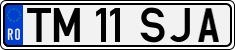 License plate of Romania, Regular plates