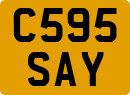 License plate of the United Kingdom, 1983 year system