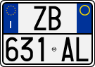 License plate of Italy, Cars (1994 year series)