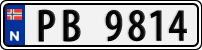 License plate of Norway, Trailers, motorcycles, special vehicles