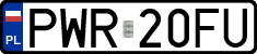 License plates of Poland, Regular car plates