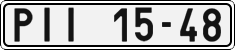 License plate of the Czech Republic, Cars (1960)