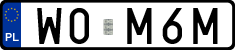 License plates of Poland, Vanity Plates