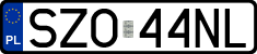 License plates of Poland, Regular car plates
