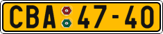 License plate of the Czech Republic, Commercial vehicles (1960)