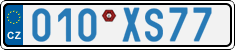 License plate of the Czech Republic, Diplomatic