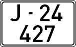 License plates of Spain, 1900 year series
