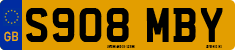 License plate of the United Kingdom, 1983 year system