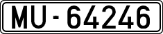 License plates of Spain, 1900 year series
