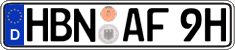 German license plate, Plates for oldtimers (type 
