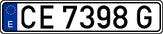 License plates of Spain, 1971 year series