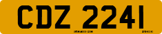 License plate of the United Kingdom, Northern Ireland (1966)