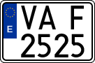 License plates of Spain, 1971 year series