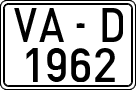 License plates of Spain, 1971 year series
