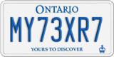 Ontario, Vanity Plates
