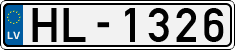 License plate of Latvia, Regular car plates