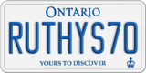 Ontario, Vanity Plates