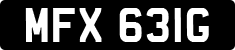 License plate of the United Kingdom, 1963 year system