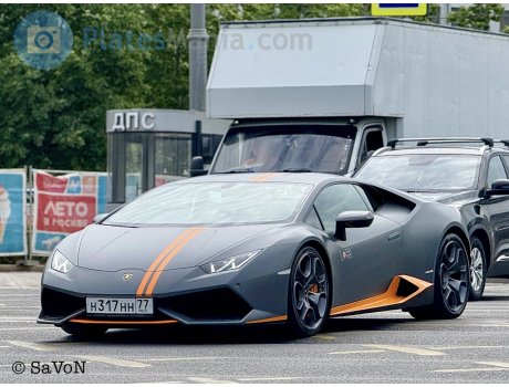 н317нн77, Lamborghini Huracán