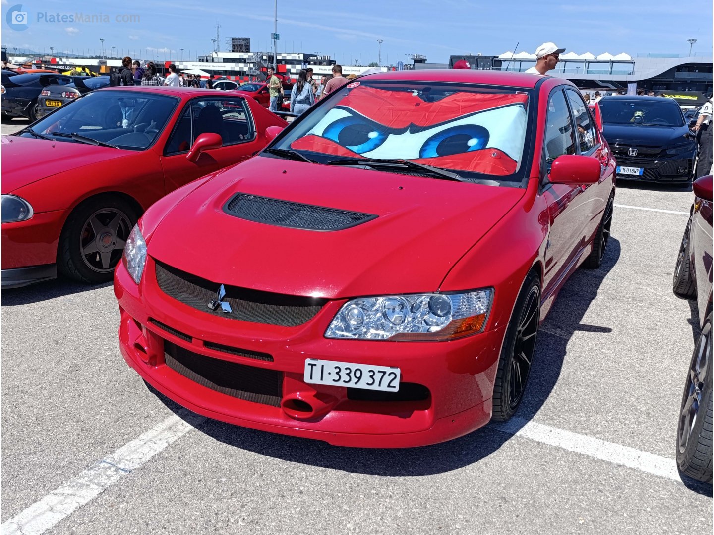 TI 339372, Mitsubishi Lancer Evolution 3rd gen Sedan (VII-IX) (CT9A), 2001–2007