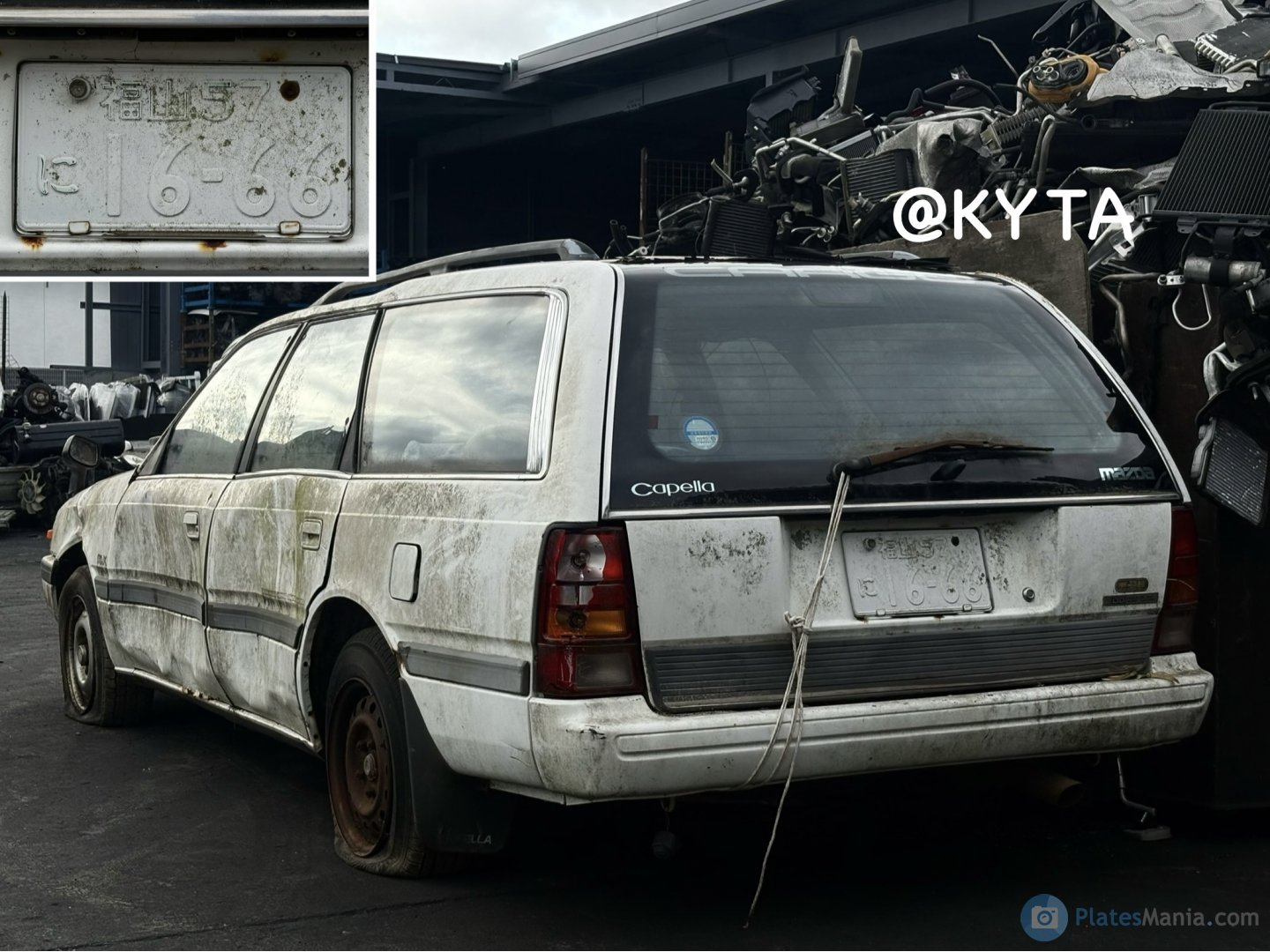 福山 57 に 1666, Mazda Capella 4th gen Wagon (GV), 1988–1994