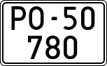 License plates of Spain, 1900 year series