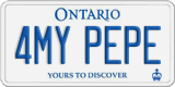 Ontario, Vanity Plates