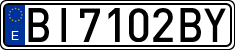 License plates of Spain, 1971 year series